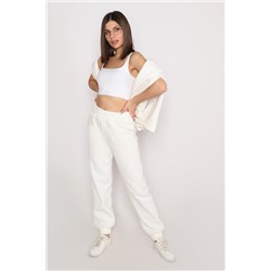 Брюки Oversize, молочный