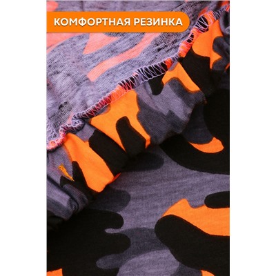 Комплект (футболка, шорты) для девочки №SM390-2 (Оранжевый)