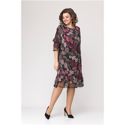 Moda Versal П2205 бордо, Платье