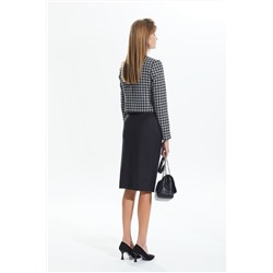 DAVA 126 черный+серый, Юбка,  Жакет