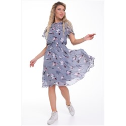 Платье Нимфа (шифон,грей)