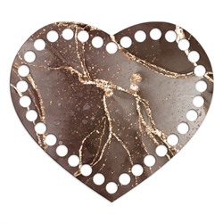 Сердце 15 см. Агат