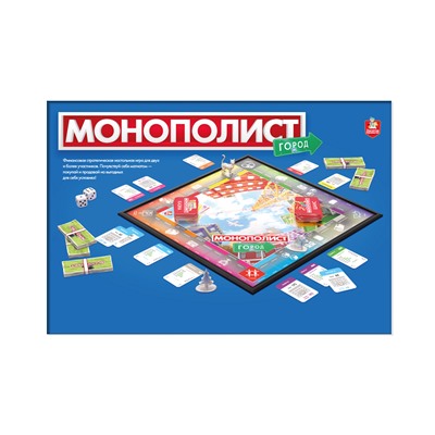 Настольная экономическая игра для большой компании «Монополист. Город»