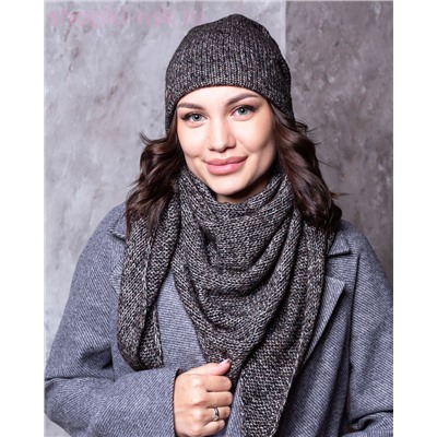 M 1153 S 1153 Комплект женский флис (колпак+косынка) (56-58)