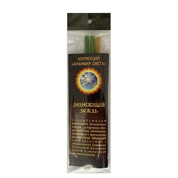 Свечи "Алхимия света" 05 восковые Денежный дождь 18см, 3 шт.  SH 12151