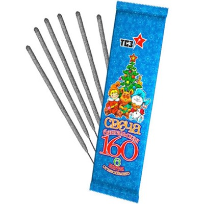 Бенгальские свечи 16см /6шт Экстра