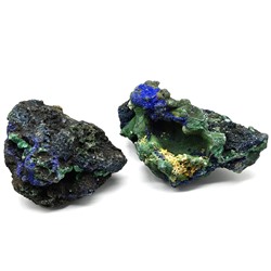 Азурмалахит камень 66*53*45мм, 190-199г