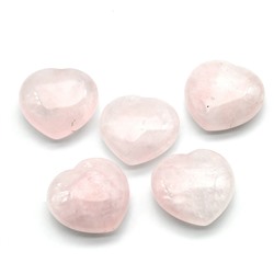 Сердце из розового кварца 25*25*12мм