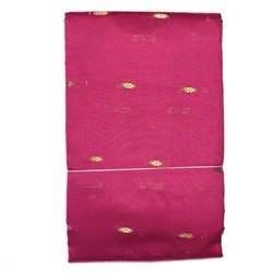 Сари однотонное с Золотистой каймой, цвет РОЗОВЫЙ (разный дизайн, Size: Onesize), 1 шт.