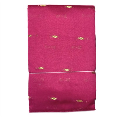 Сари однотонное с Золотистой каймой, цвет РОЗОВЫЙ (разный дизайн, Size: Onesize), 1 шт.