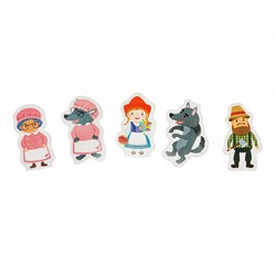 Магниты «Красная шапочка». Серия Магнитные истории (5 штук)