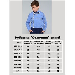 Рубашка "Отличник" синий
