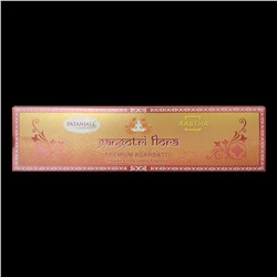 Aastha GANGOTRI FLORA Premium Incense Sticks, Patanjali (Аастха ГАНГОТРИ ФЛОРА премиальные благовония, Патанджали), 20 палочек.