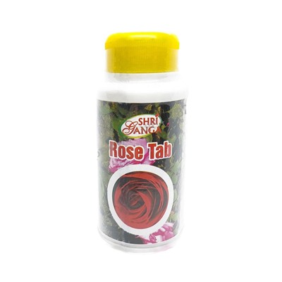 ROSE TAB, Shri Ganga (РОЗА в таблетках, иммуномодулятор, баланс Питта-Доши, Шри Ганга), 120 таб. - СРОК ГОДНОСТИ ДО 30 ИЮНЯ 2025 ГОДА