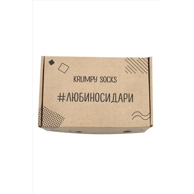 Упаковка - Коробка подарочная от 5 до 8 пар.