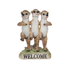 Фигурка Трое сурикатов 30*22*12,5см