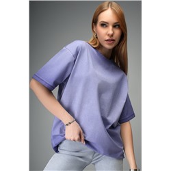 Женская футболка оверсайз с эффектом градиент Happyfox