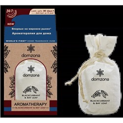 Aromatherapy BLACKCURRANT & BAY LEAF, Domzona (Ароматерапия для дома ЧЁРНАЯ СМОРОДИНА И ЛАВРОВЫЙ ЛИСТ аромасаше, Домзона), 80 г.