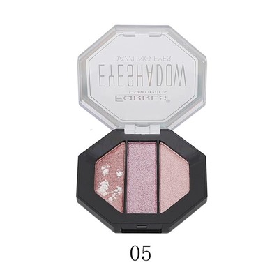 Тени д/век 3-цв. Shimmer Dazzling 11001 Блестки  т.05 Farres АКЦИЯ! СКИДКА 30%