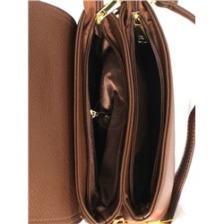 Сумка женская искусственная кожа YDR-2556,  2отд,  плеч/ремень,  коричневый 257525