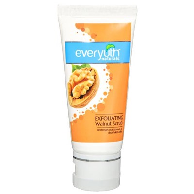 EXFOLIATING WALNUT SCRUB Everyuth Naturals (Отшелушивающий скраб с грецким орехом), 25 г.