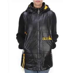8255 BLACK Куртка демисезонная женская BAOFANI (100 гр. синтепон) размеры 42-44-46-48-50