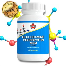 GLUCOSAMINE CHONDROITIN MSM, Dr.Mybo (Глюкозамин Хондроитин МСМ), 120 капс.