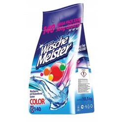 Порошок для стирки цветных тканей WASCHEMEISTER COLOR, 10,5 кг (полиэтилен)
