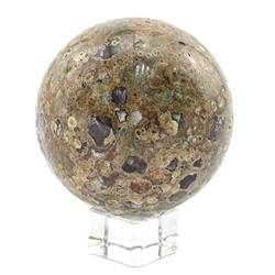 Шар из камня агат (цветочный), 70мм