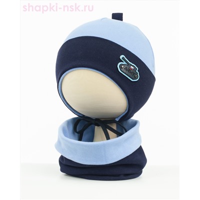02-26-BT Комплект (шапка+снуд) (46-48)