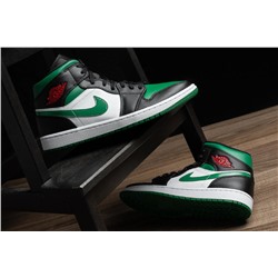 NIKE AIR JORDAN 1 MID BLACK Green
