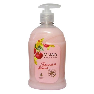 Мыло жидкое "Ваниль и вишня", 500 г