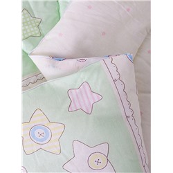 Текс-Плюс / Набор детский одеяло и подушка - Веселый паровозик