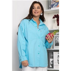 Рубашка Будь в тренде (голубая) Б13788-4М