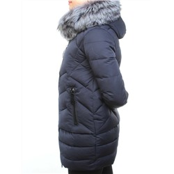 D16-276 Пальто зимнее женское (холлофайбер, натуральный мех чернобурки) размер L - 46 российский