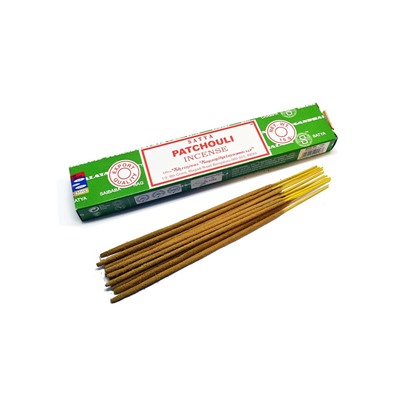PATCHOULI Incense, Satya (Благовония ПАЧУЛИ, Сатья), 15 г.