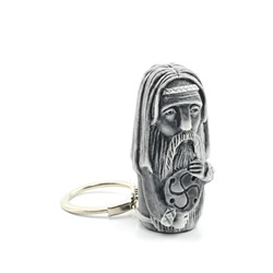 Брелок из мрамолита "Род" маленький 22*20*43мм
