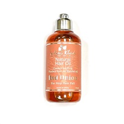 Natural Hair Oil RED ONION, Indian Khadi (Натуральное масло для волос КРАСНЫЙ ЛУК, Индиан Кхади), 200 мл.