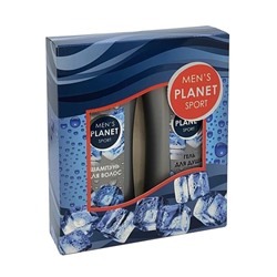 НАБОР муж.  MEN'S PLANET SPORT (шампунь 250мл + гель д/душа 250мл) муж.