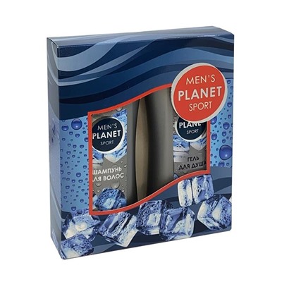 НАБОР муж.  MEN'S PLANET SPORT (шампунь 250мл + гель д/душа 250мл) муж.