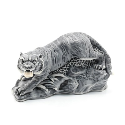Фигурка из мраморной крошки "Тигр средний" 105*45*60мм