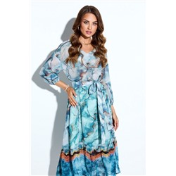 TEZA 4142 голубой, Платье