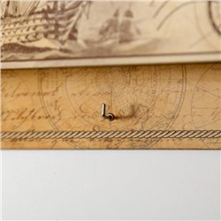 Ключница открытая с выпуском с кармашком "Морская" 22х26х6 см