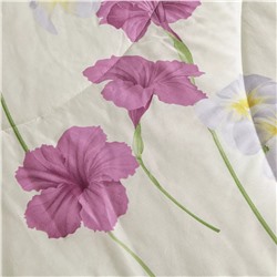 Комплект постельного белья Сатин с Одеялом 100% хлопок на резинке OBR155