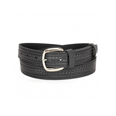 Ремень 30 мм BLACK TORTOISE взрослый 0010120301,  тиснение,  черный 225629