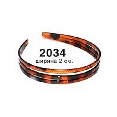 Ободок Тройной 2см асс-т 3цвета  NICE 2034