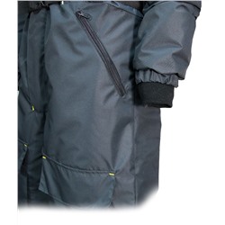Костюм мужской "Scorpicore " зимний, куртка/полукомб.(Taslan/Fleece) черный К-477