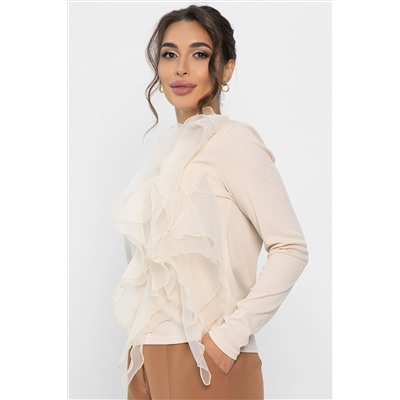 Блуза Риана (бежевая) Б14225-5М