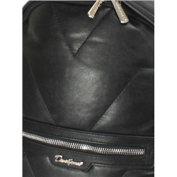 Рюкзак жен искусственная кожа DJ-6727-3-BLACK,  1отд,  2внут+2внеш/ карм,  черный 252463