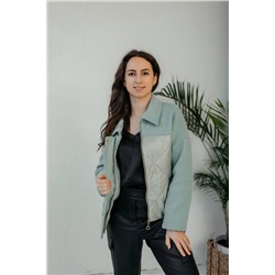 Стильная леди М-669 мята, Куртка